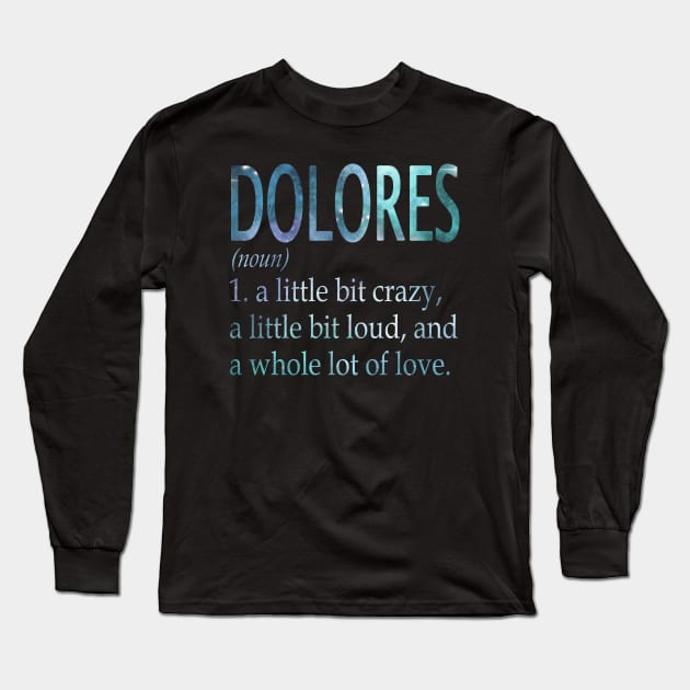 Dolores Long Sleeve T-Shirt by GrimdraksJokes